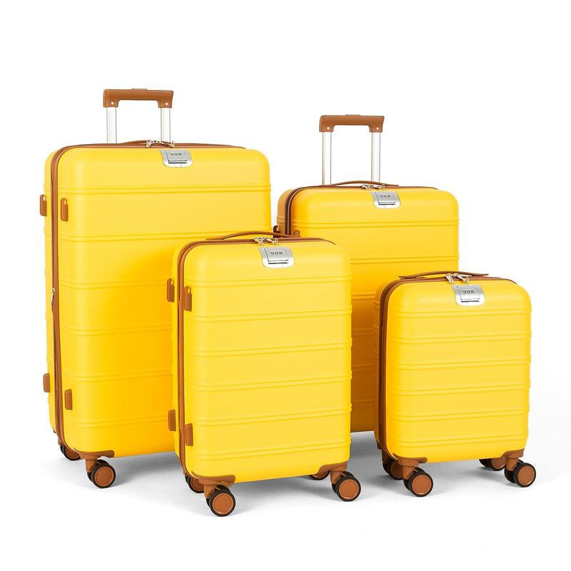 4 Pcs Luggage Set, Spinner Wheels,Tsa-Approved Lock,High Quality,Different Sizes and Types