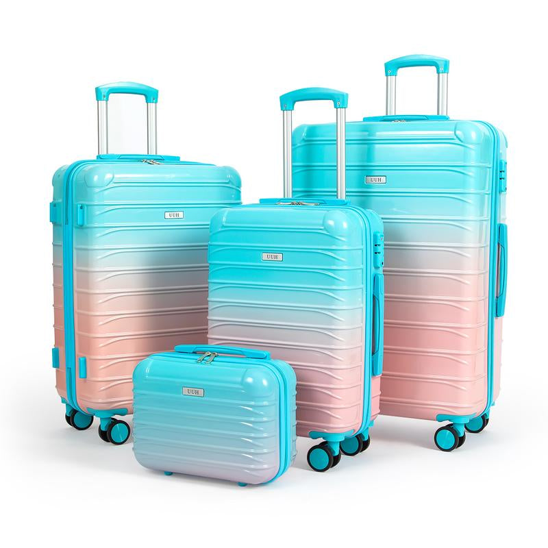 4 Pcs Luggage Set, Spinner Wheels,Tsa-Approved Lock,High Quality,Different Sizes and Types